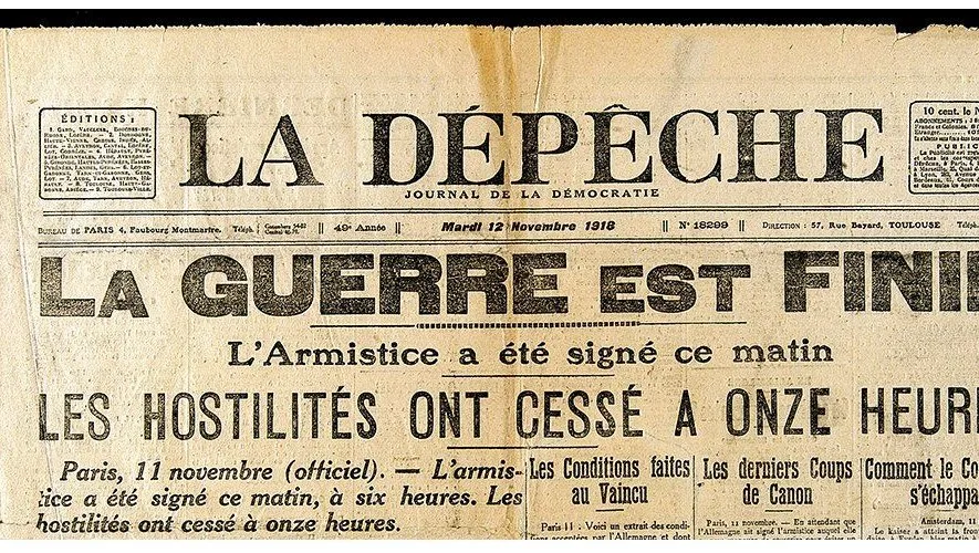 11 novembre 1918 : fin d'une des plus grandes boucheries de tous les temps