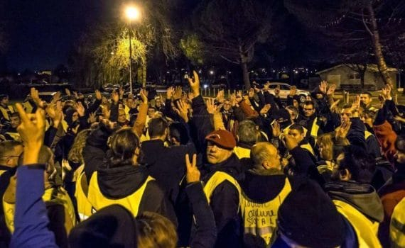 Le 1er décembre 2018 les Gilets jaunes défient le pouvoir à Paris