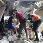 Le génocide nazi sioniste se poursuit pour le 120e jour consécutif à Gaza Le génocide nazi sioniste se poursuit pour le 120e jour consécutif à Gaza