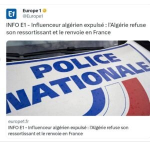 Doualemn qui avait été expulsé du territoire français en fin d'après-midi n'a pas été accepté par les autorités algériennes