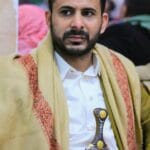 Amin Al-Barai, directeur adjoint du département d'orientation morale des forces armées yéménites, au réseau Quds Amin Al-Barai, directeur adjoint du département d'orientation morale des forces armées yéménites, au réseau Quds