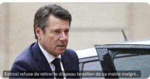 Estrosi ne veut pas retirer le drapeau israélien de sa mairie, malgré la sommation du préfet