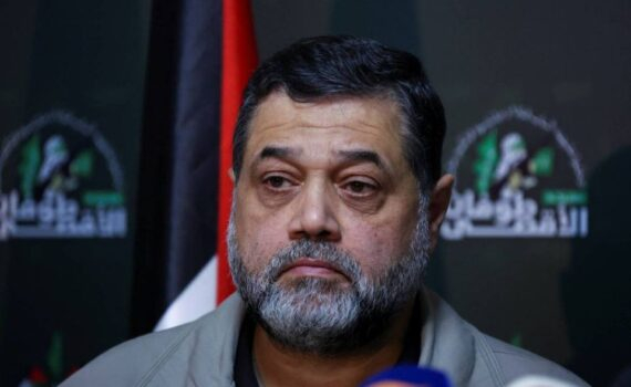 Le dirigeant du Hamas Osama Hamdan à la télévision Al Arabiya