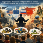 La perception des discours politiques diffère en fonction des intérêts individuels et du positionnement sur la scène mondiale