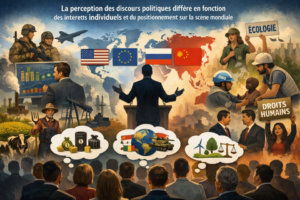 La perception des discours politiques diffère en fonction des intérêts individuels et du positionnement sur la scène mondiale