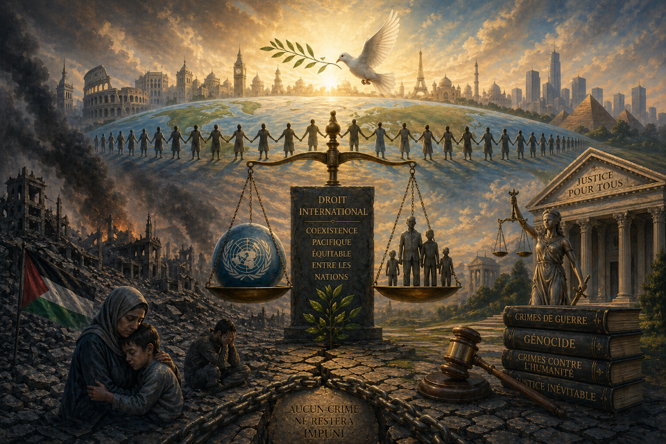 Suite aux conflits et aux guerres : vers l'établissement d'une nouvelle paix mondiale