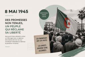L'accord entre le général de Gaulle et les Algériens musulmans sur l'autonomie de l'Algérie vole en éclats le 8 mai 1945