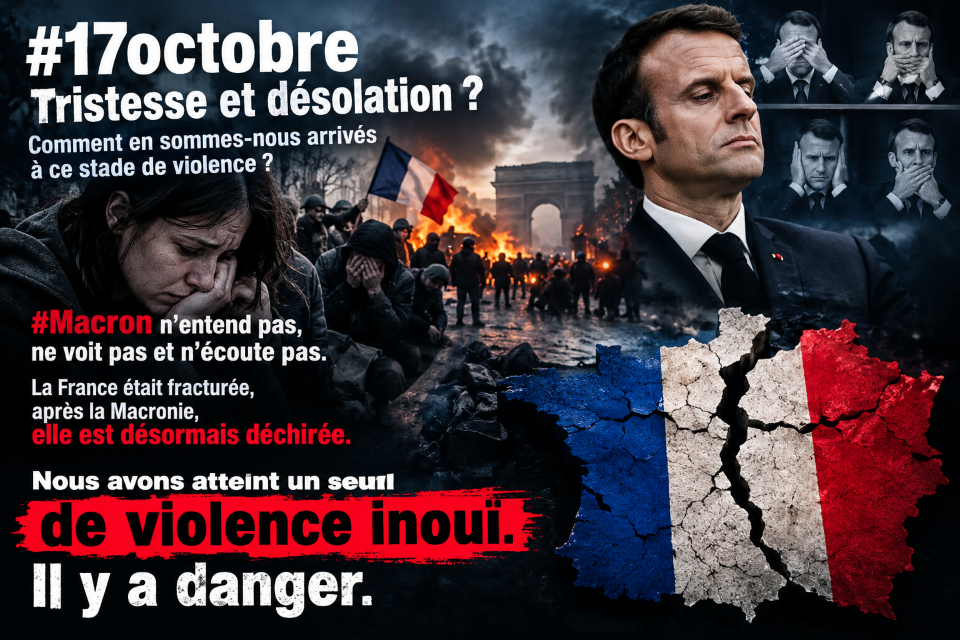 17 octobre 2026, la France confrontée aux tensions : analyser le risque de fracture