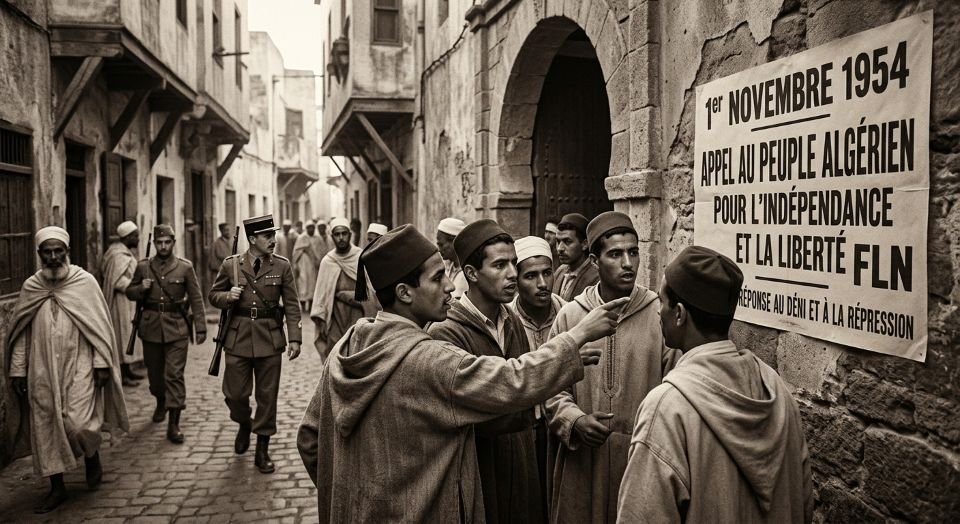1ᵉʳ novembre 1954 : début de la guerre de libération en Algérie