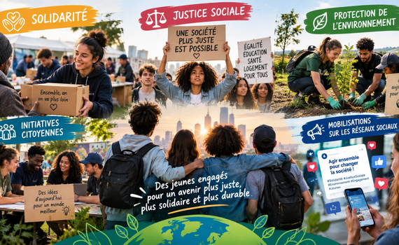 Jeunes engagés en France : une génération déterminée à faire bouger les lignes